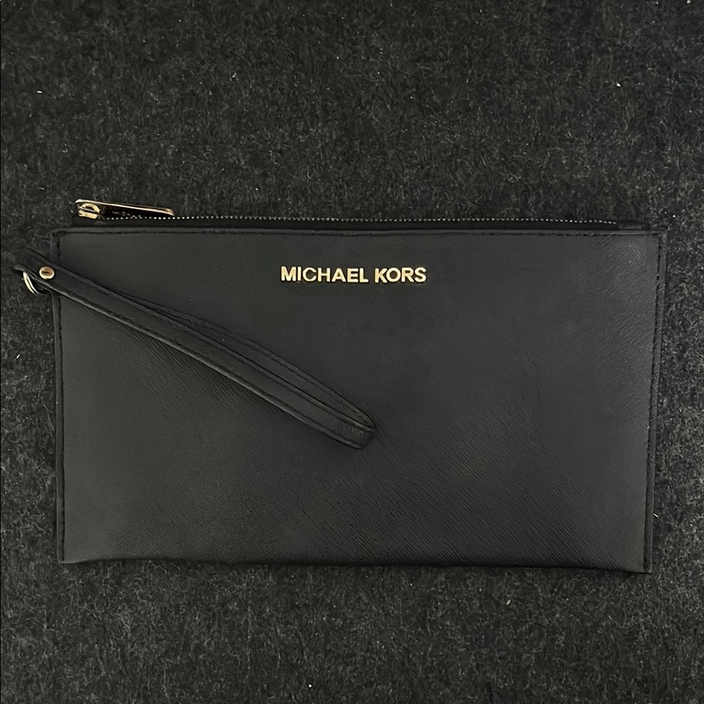 Michael Kors Black Wristlet
